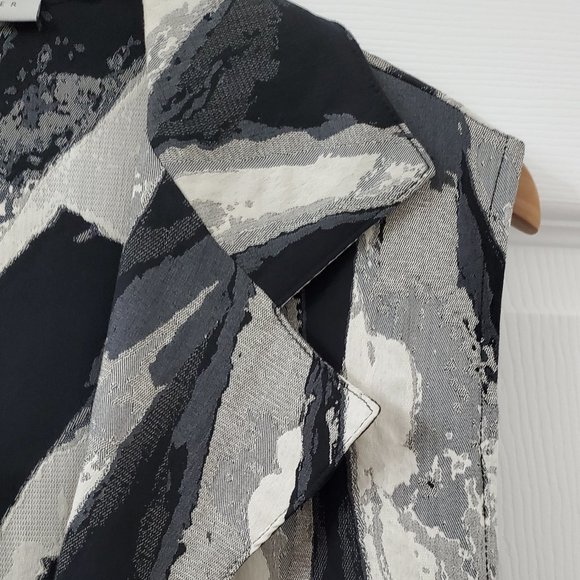 Bryn Walker Marcelina Stretch Jacquard Open Front Vest - Picture 3 of 12